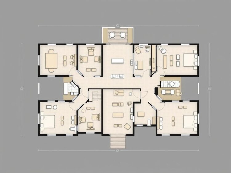 Bố trí mặt bằng khoa học cho nhà phố biệt thự quận 10 330m2