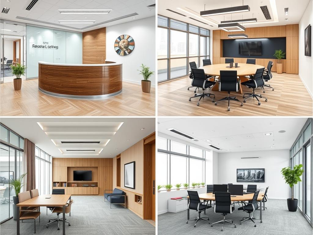 Các hạng mục thi công nội thất văn phòng chính