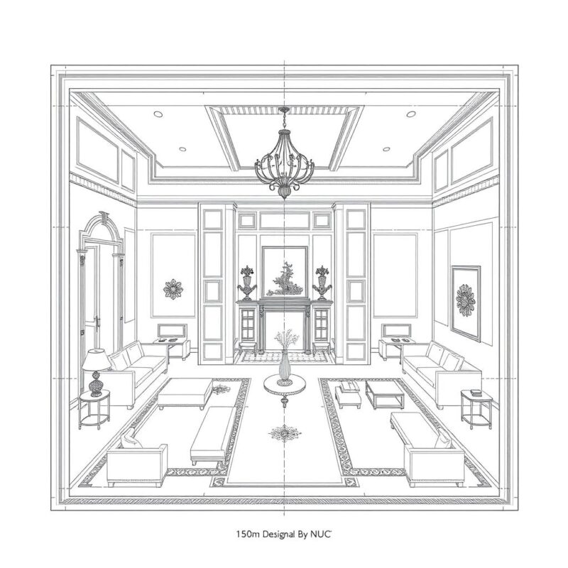 Đối xứng và cân đối trong thiết kế tân cổ điển