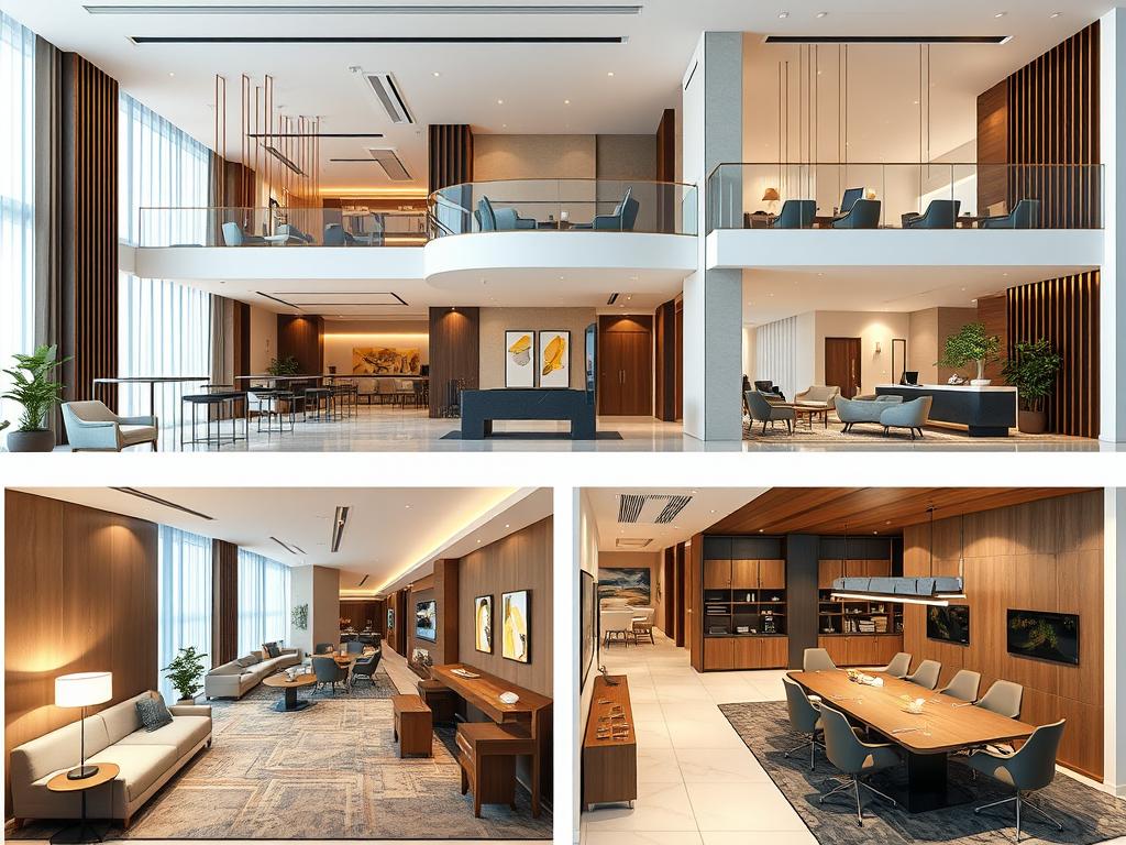 Dự án thi công nội thất khách sạn trọn gói business hiện đại