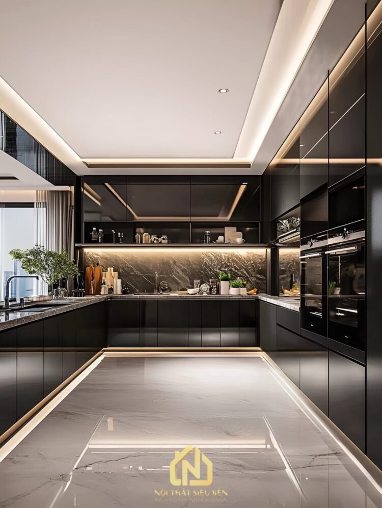 Phòng bếp của công trình xây nhà trọn gói