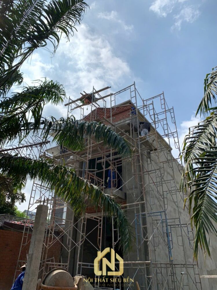 Công trình nhà phố 3 tầng xây dựng trọn gói tại HCM