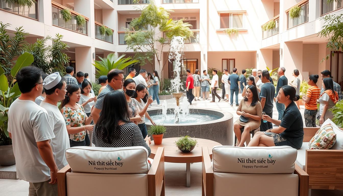 Kết nối cộng đồng tại chung cư Happy Valley