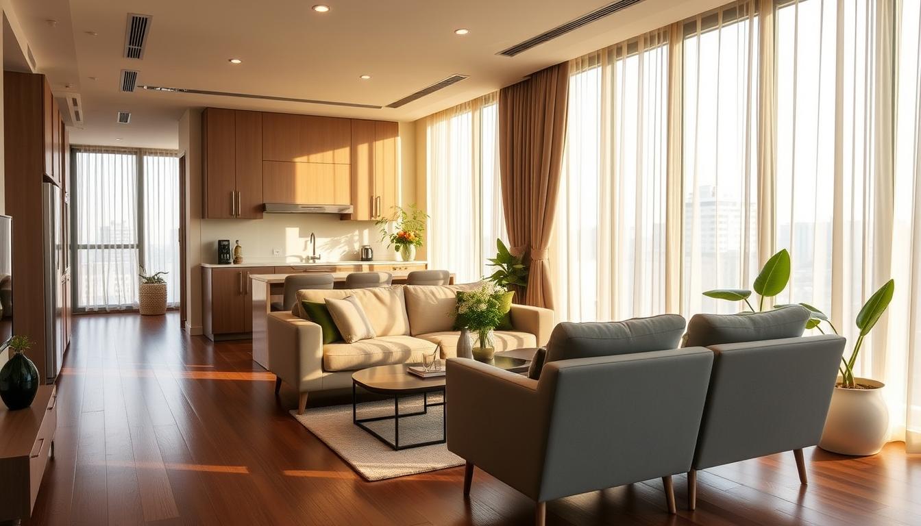 Không gian sống tiện nghi tại Chung Cư Phú Hoàng Anh