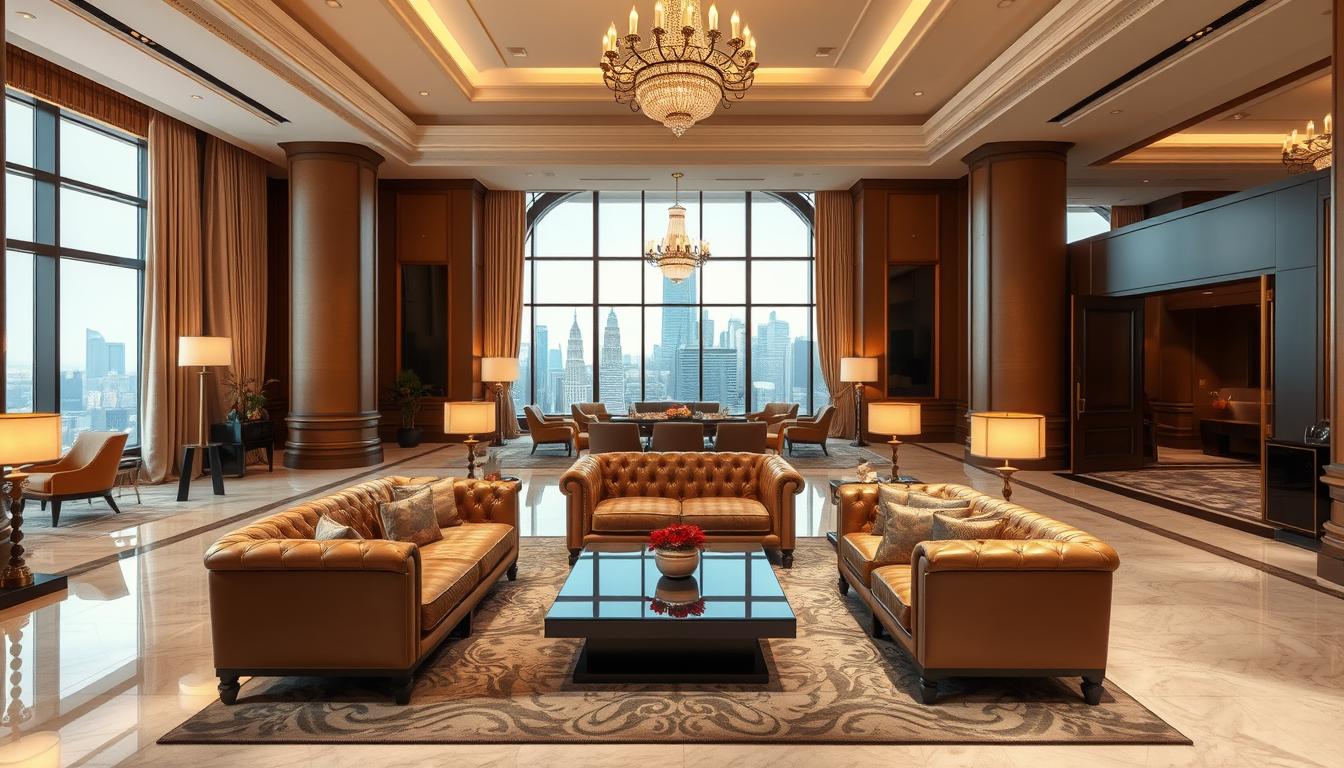Không gian tiếp khách sang trọng