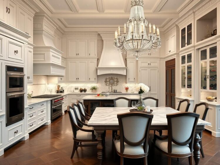 Khu vực bếp và ăn uống cho nhà phố biệt thự quận 10 330m2