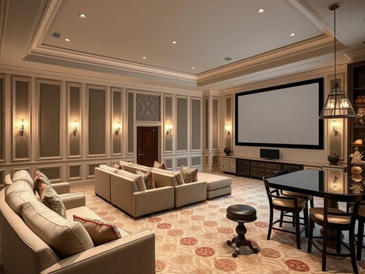 Khu vực giải trí cho nhà phố biệt thự quận 10 330m2