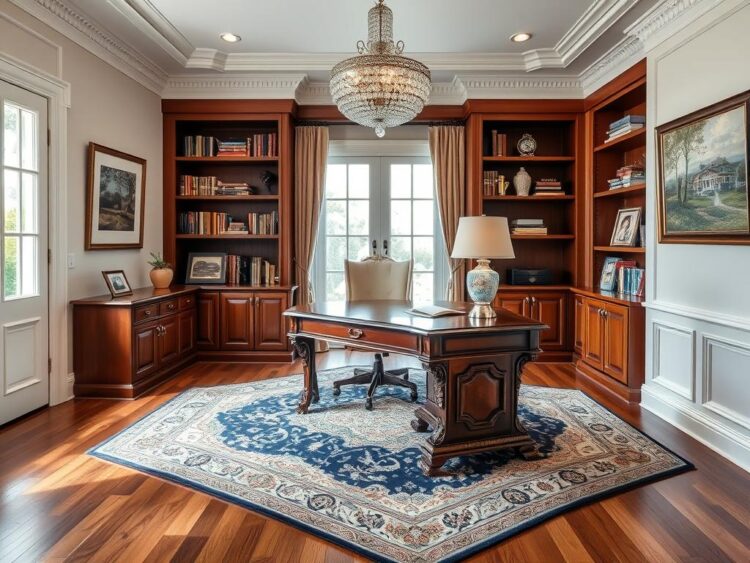 Khu vực làm việc cho nhà phố biệt thự quận 10 330m2