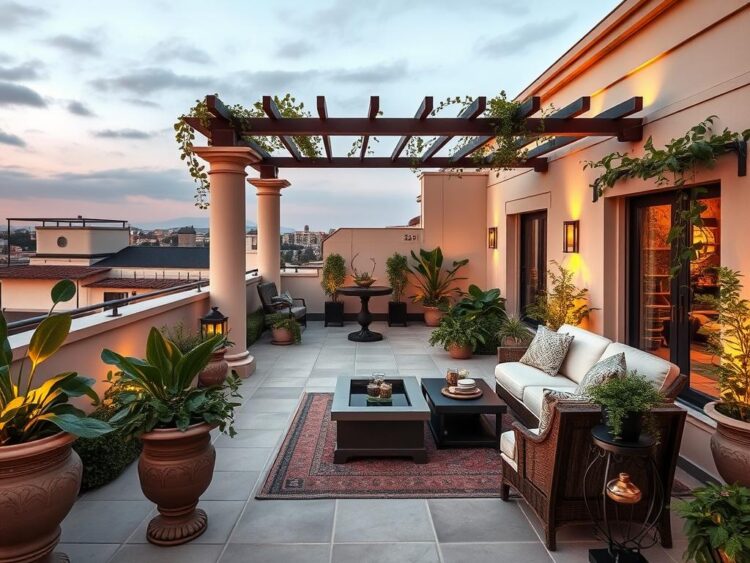 Khu vực ngoại thất cho nhà phố biệt thự quận 10 330m2