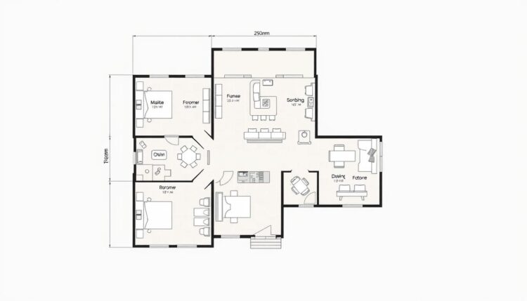 Mặt bằng tối ưu cho nhà phố quận 4 260m2 với phong cách hiện đại