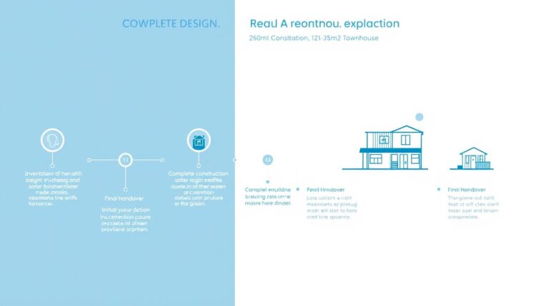 Quy trình thiết kế và thi công nhà phố quận 4 260m2 theo phong cách hiện đại