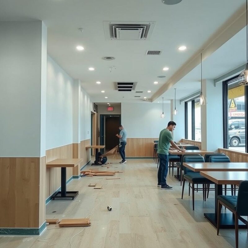 Thi công cải tạo nhà hàng chuyên nghiệp