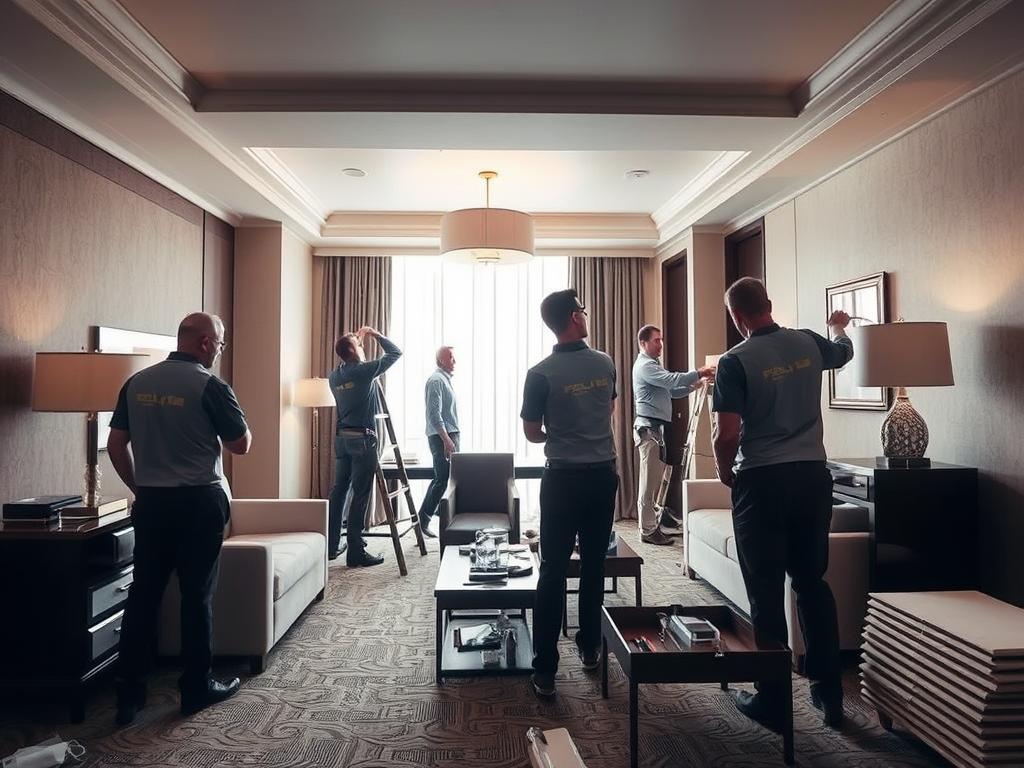 Thi công hoàn thiện nội thất khách sạn chất lượng cao với đội ngũ chuyên nghiệp