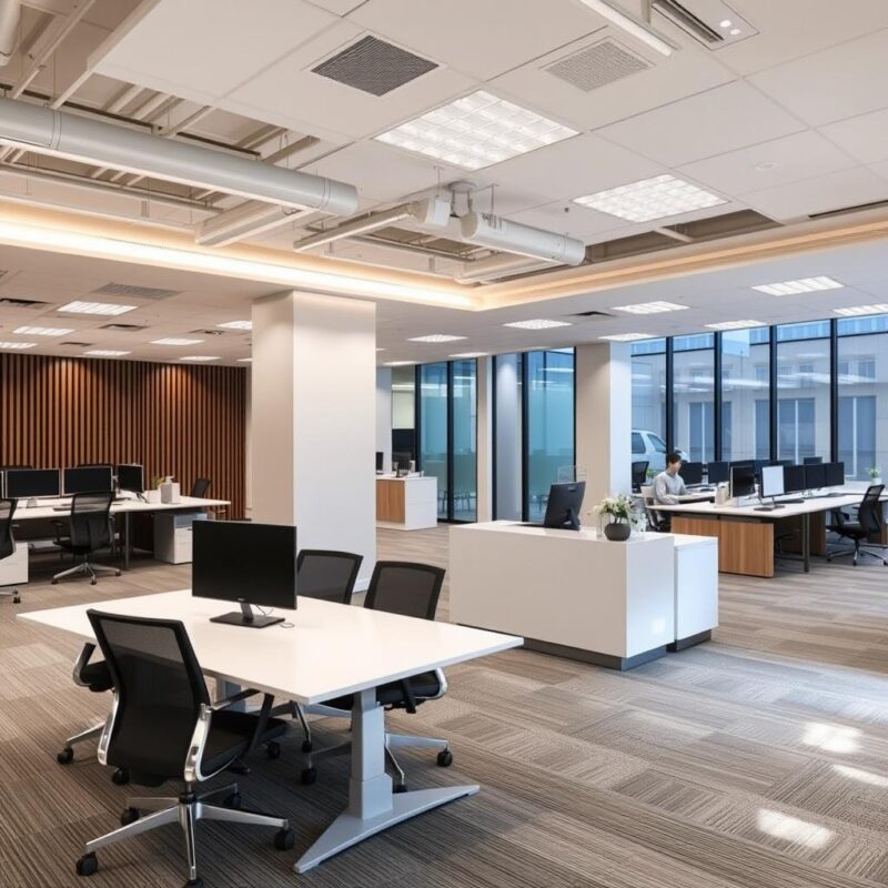 Thi công hoàn thiện nội thất văn phòng chất lượng cao