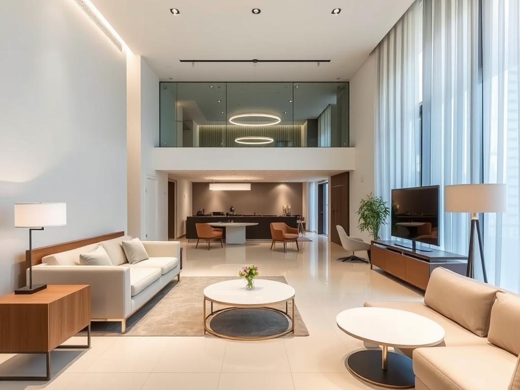 Thi công nội thất khách sạn cải tạo phong cách hiện đại với đường nét tinh tế