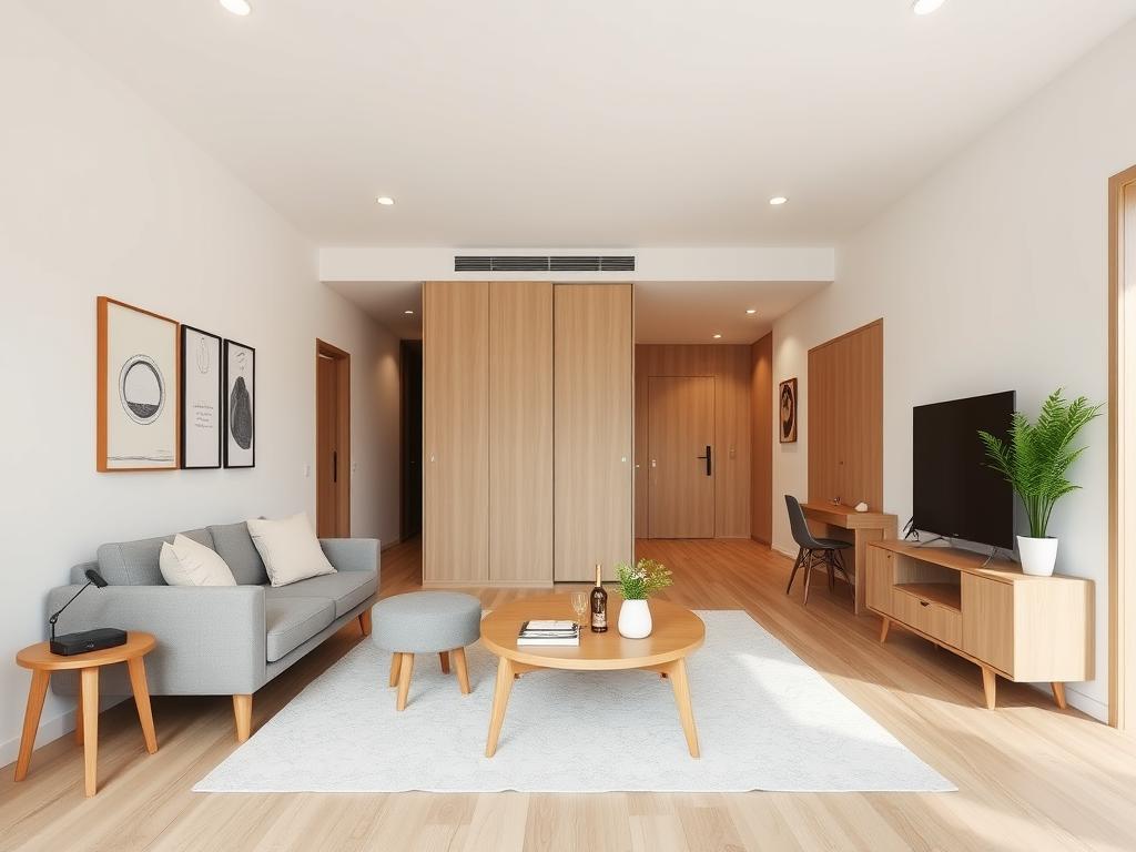Thi công nội thất nhà phố phong cách Scandinavian tại Thủ Đức
