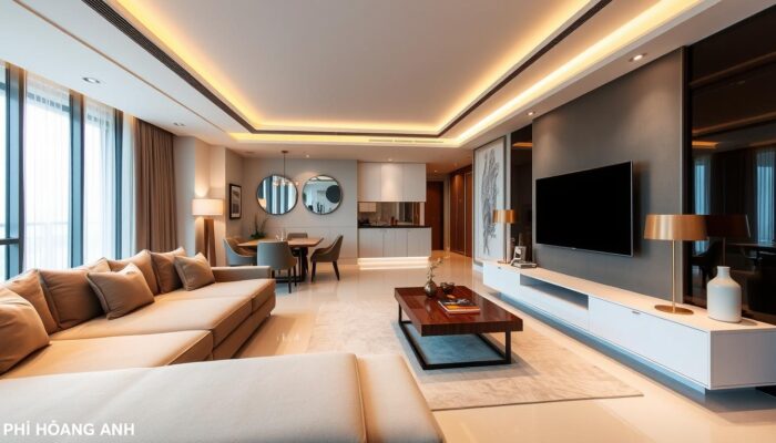 Thiết Kế Nội Thất Chung Cư Phú Hoàng Anh (Quận 8)