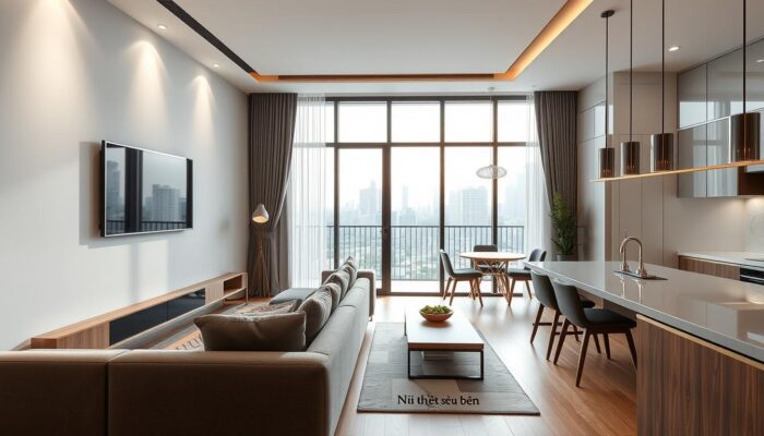 Thiết Kế Nội Thất Chung Cư The GoldView (Quận 4)