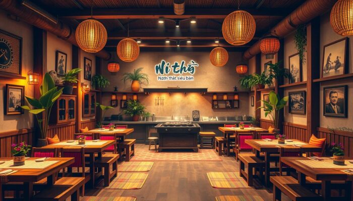 Thiết Kế Nội Thất Nhà Hàng Làng Nướng Nam Bộ