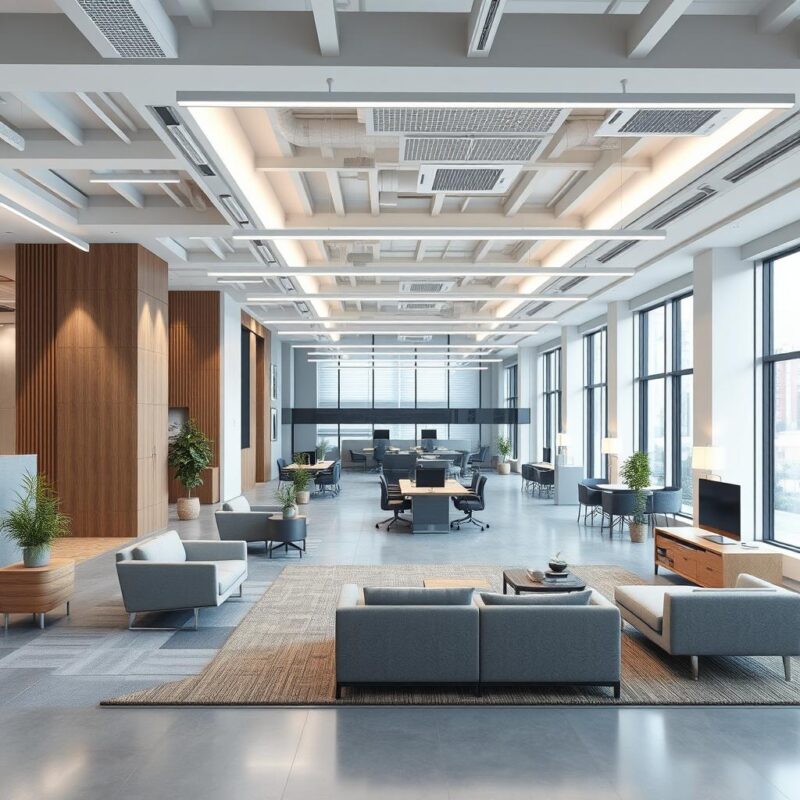 Thiết kế 3D nội thất văn phòng chuyên nghiệp