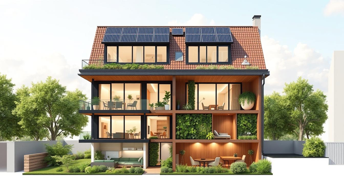 Thiết kế bền vững trong xây nhà trọn gói thiết kế nội thất nhà phố 300m2