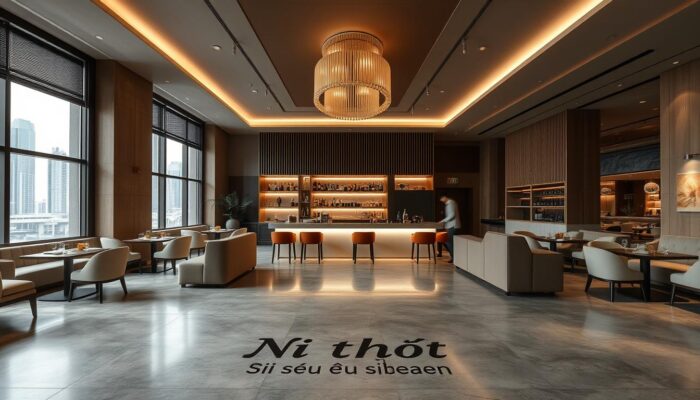 Thiết kế nội thất nhà hàng