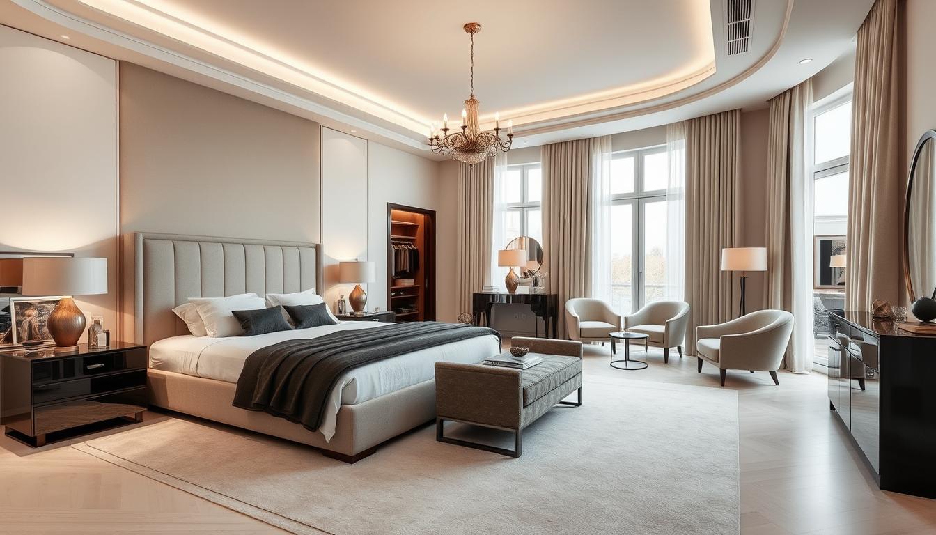 Thiết kế nội thất phòng ngủ chính nhà phố 300m2
