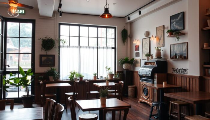 Thiết kế nội thất quán COFFEE