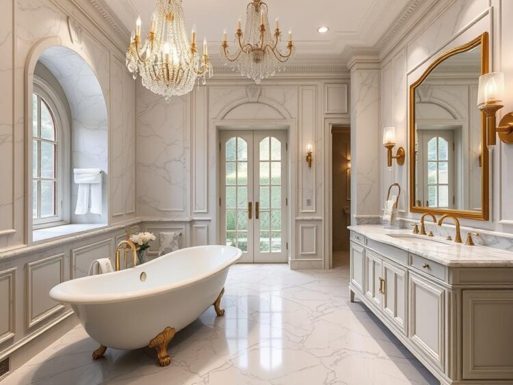 Thiết kế phòng tắm master cho nhà phố biệt thự quận 10 330m2