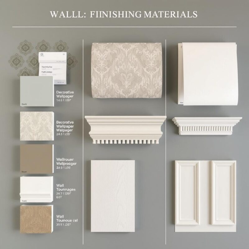 Vật liệu tường cho nhà phố tân cổ điển