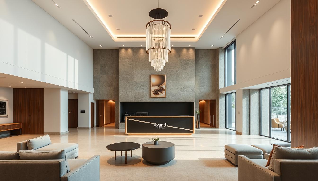 Xu hướng thiết kế nội thất hiện đại Avanti Hotel