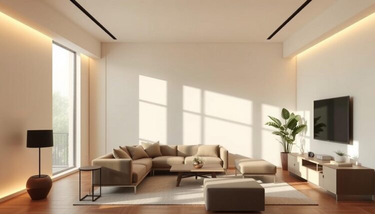 ánh sáng trong thiết kế nội thất