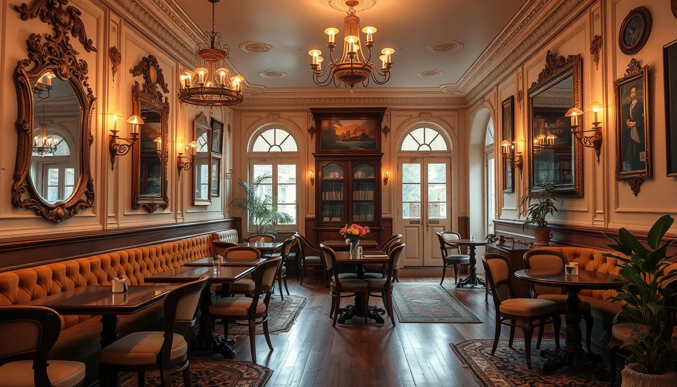 đặc điểm phong cách thiết kế nội thất quán cafe cổ điển