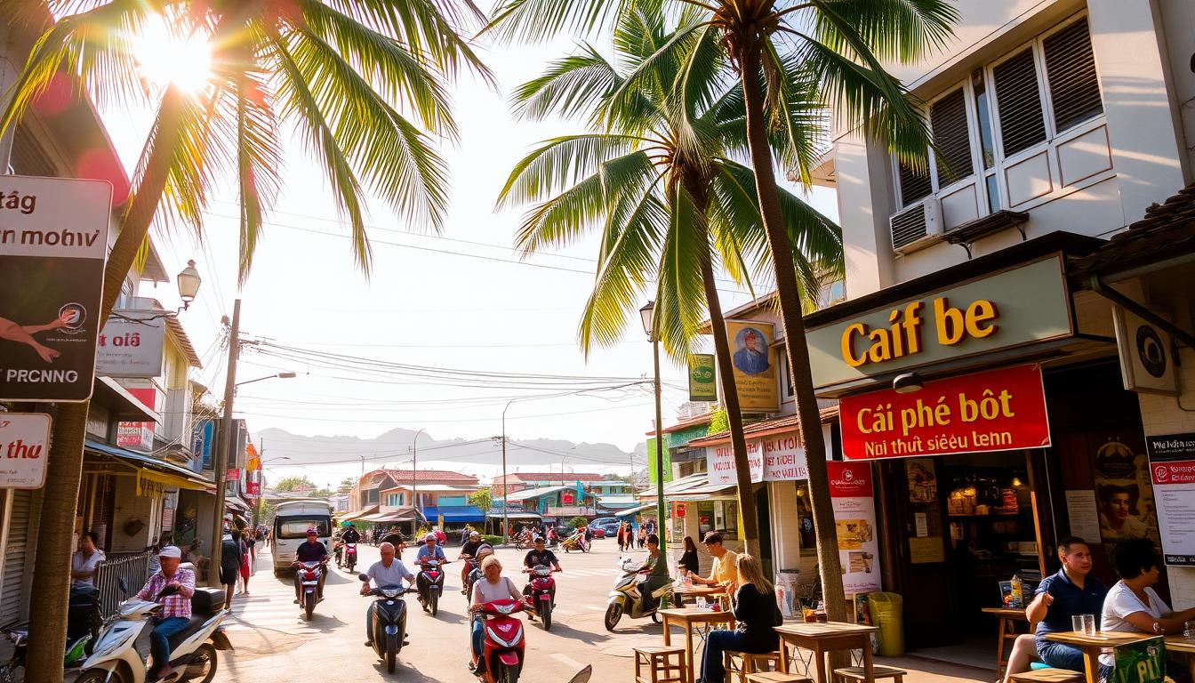 hướng dẫn đi đến quán cà phê bệt Cần Thơ