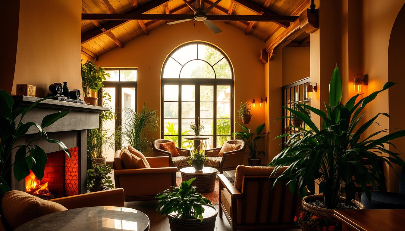 không gian ấm cúng