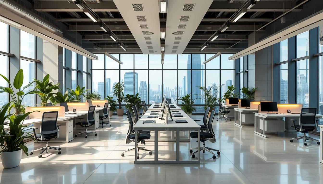 không gian làm việc hiện đại