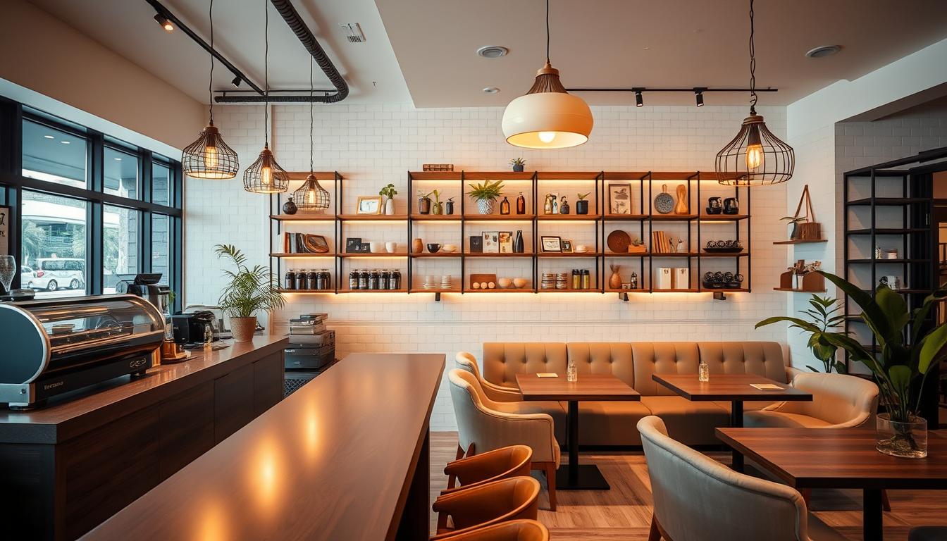 khu vực chức năng quán coffee