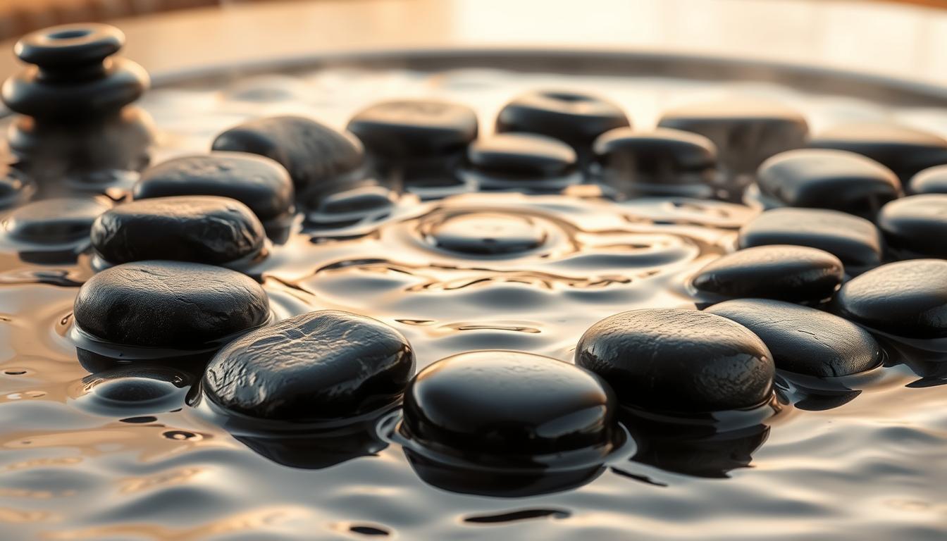 lợi ích massage đá nóng