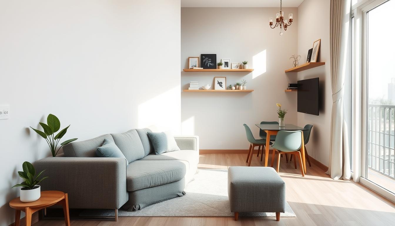 lựa chọn đồ nội thất trong căn hộ nhỏ