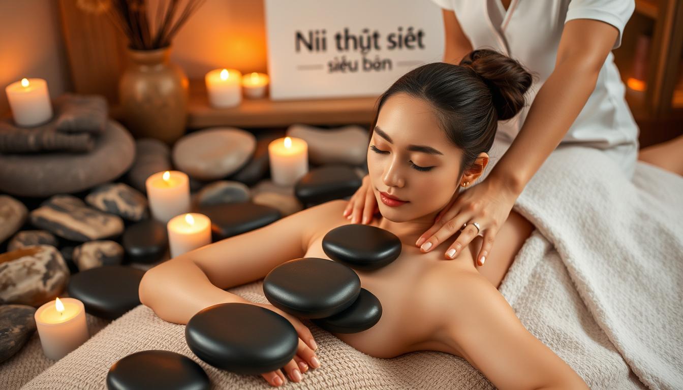lưu ý massage đá nóng