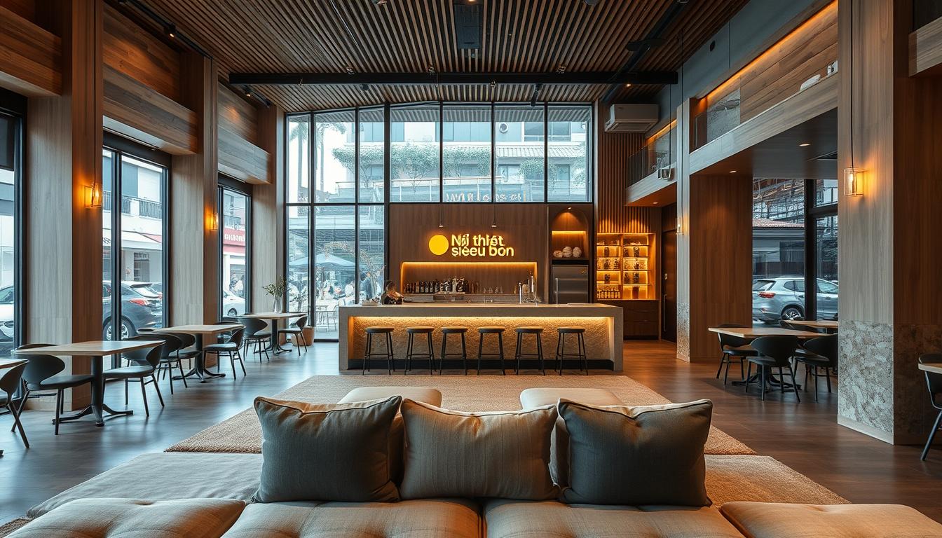 lưu ý thiết kế nội thất quán cà phê bệt