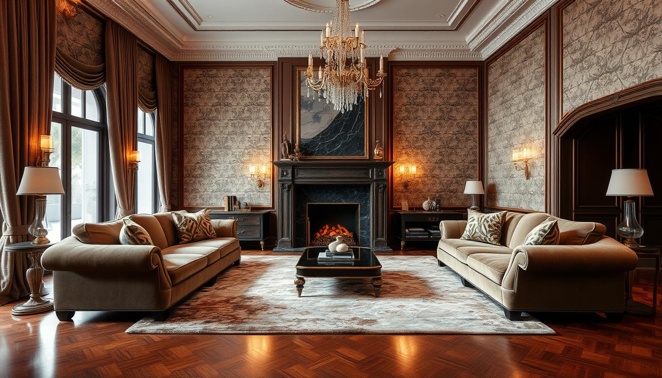 mẫu thiết kế phòng khách sang trọng