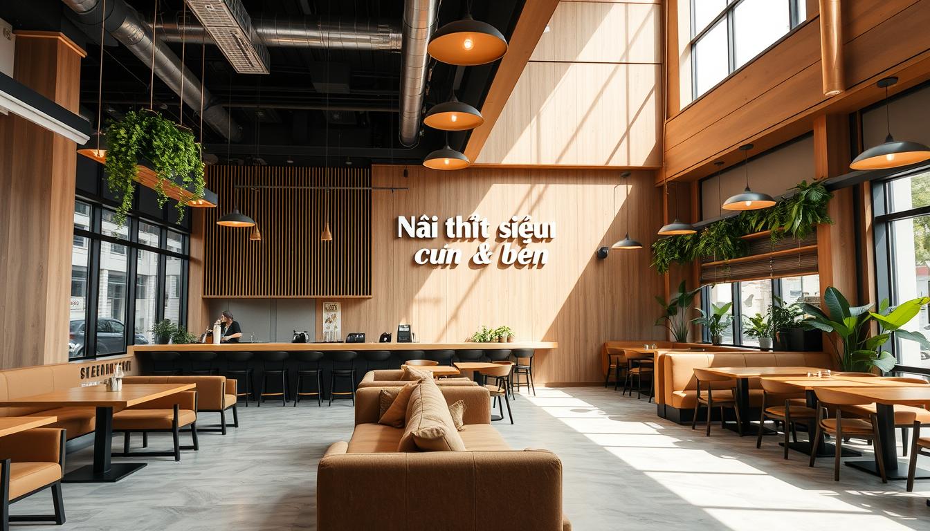 mẫu thiết kế quán cà phê