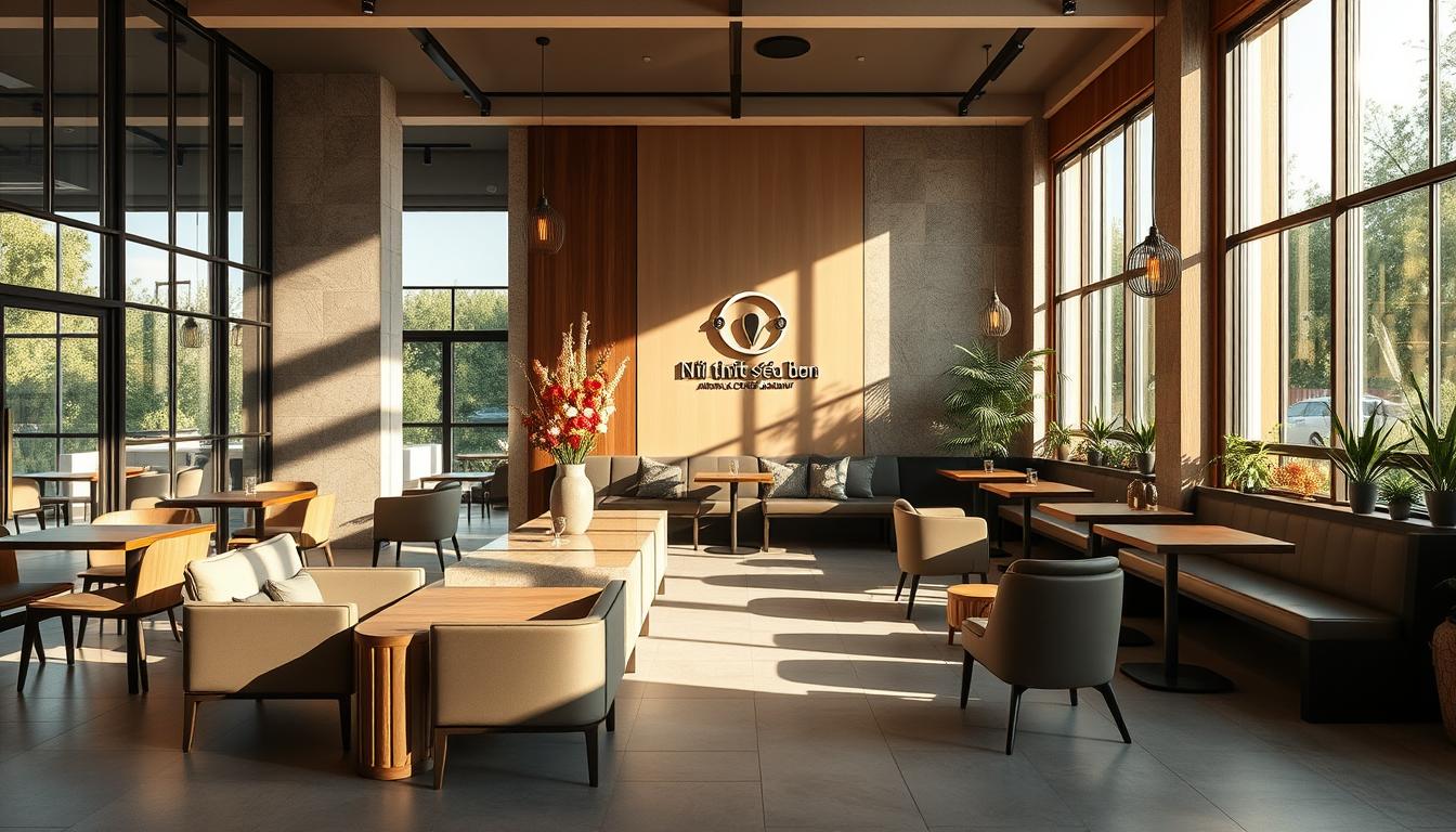 mẫu thiết kế quán cafe nổi bật