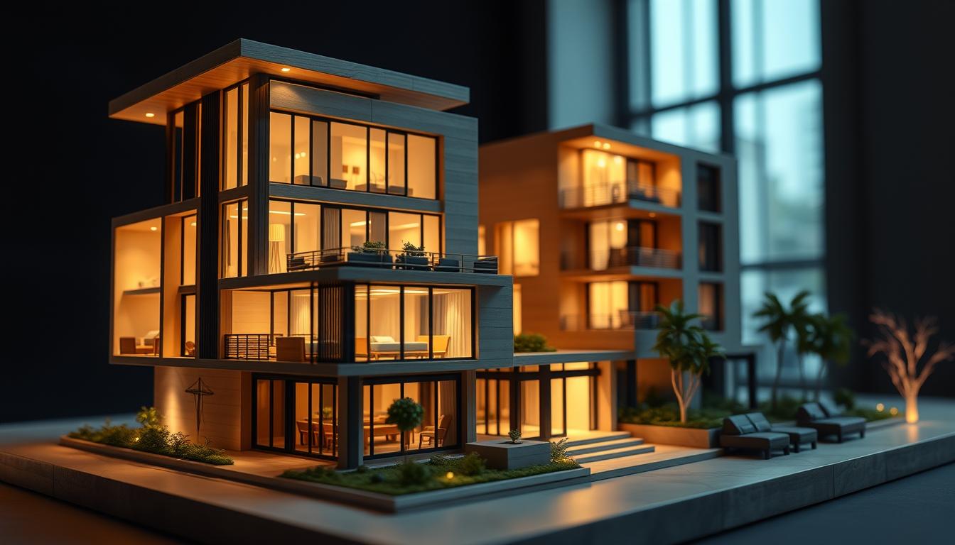 mô hình căn hộ Eco Green Saigon