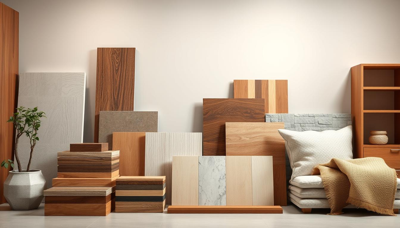 nguyên vật liệu thiết kế nội thất