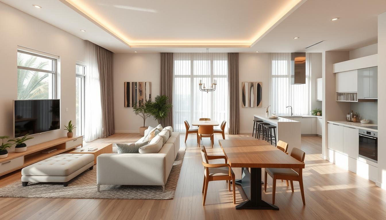 phối hợp không gian sống