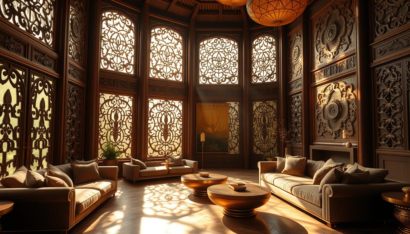 phong cách thiết kế Golden Lotus Spa