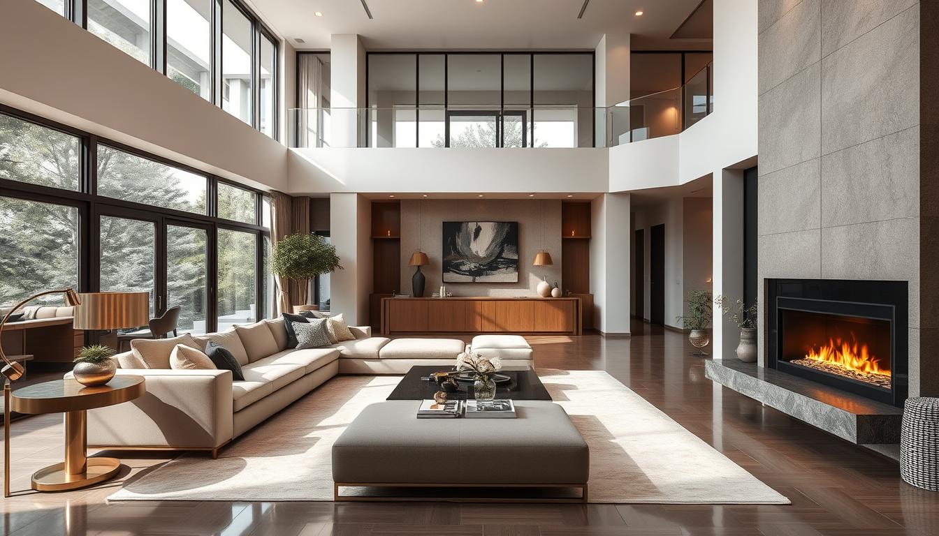 phong cách thiết kế nội thất sang trọng hiện đại