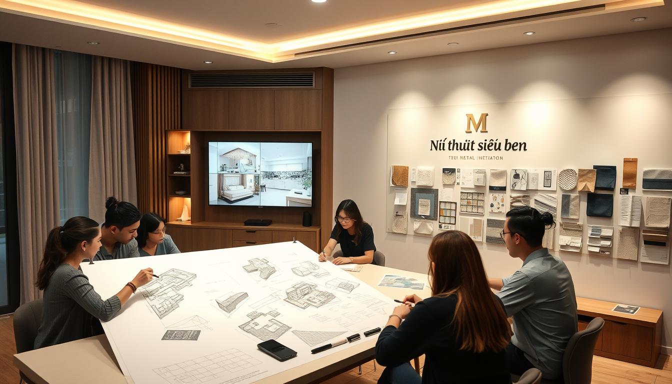 quy trình thiết kế nội thất